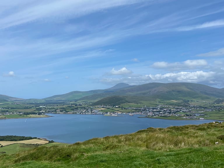 View of Dingle Town from Eask Tower